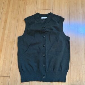 SET Active Khaki Sleeveless Sweater Vest